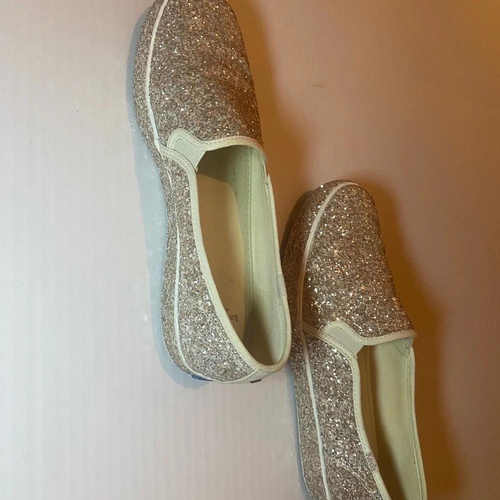 Kate Spade Glitter Slip-On Platform Sneaker size 11